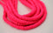 6mm vinyl Heishi beads fuchsia polymer clay beads